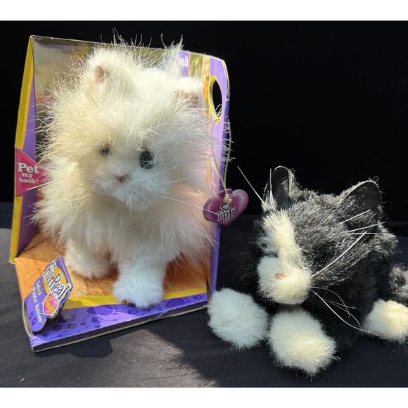 2 Vintage FurReal Friends Lulu's walkin' kitties Works! 1 Is Brand New Kitten - Picture 1 of 12